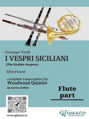 cover image of Flute part of "I Vespri Siciliani"--Woodwind Quintet